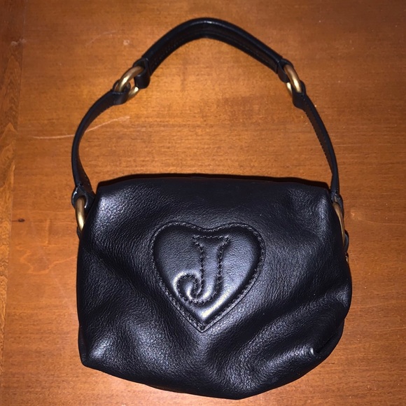 Black Leather Juicy Couture Bag - Picture 2 of 16